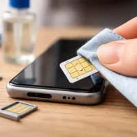 Чем почистить сим карту телефона